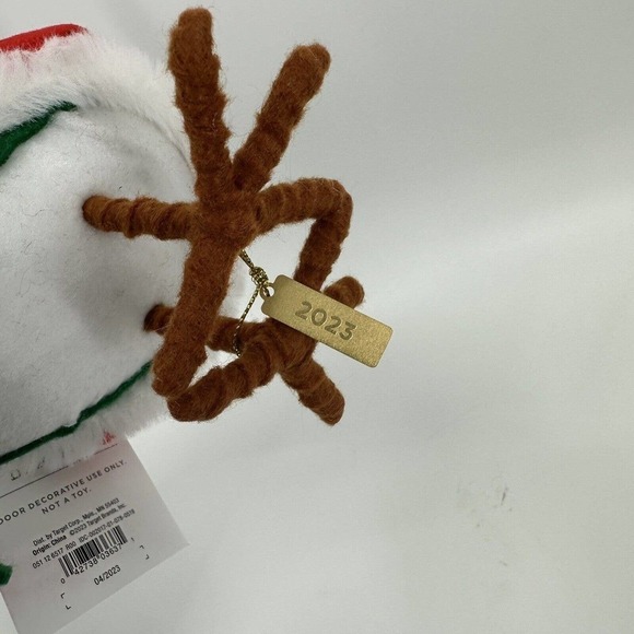NEW Christmas 2023 Target DAPPER Felt Santa Claus Bird Figurine Wondershop NWT - Picture 4 of 4